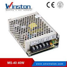 Mini size MS-40 40w 5V 12V 15V 24Vdc PSU switching power supply unit with 2 years warranty