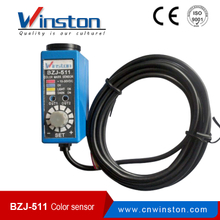 Winston BZJ-511 9mm NPN output Coaxial reflection Color mark sensor 