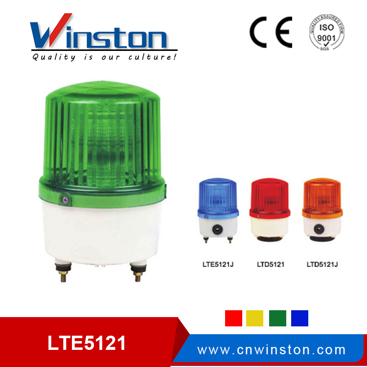 LTE-5121J Red Strobe warning light with siren