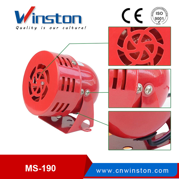 MS-190 DC12V DC24V AC110V AC220V Electric Motor Siren - Buy Motor Siren,  Electric Motor Siren, Motor Siren ms-190 Product on China  Thermostat,Heater,Sensor, switching power supply, relay,soft starter -  YUEQING WINSTON ELECTRIC