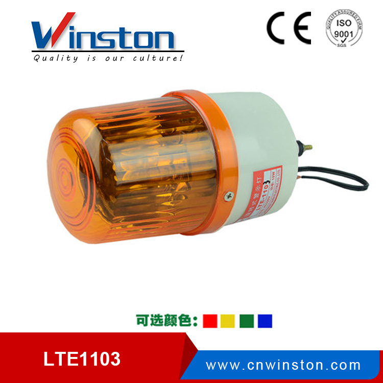 LTE-1103J Rotary warning light DC 12V 24V AC 1110V 220V with buzzer
