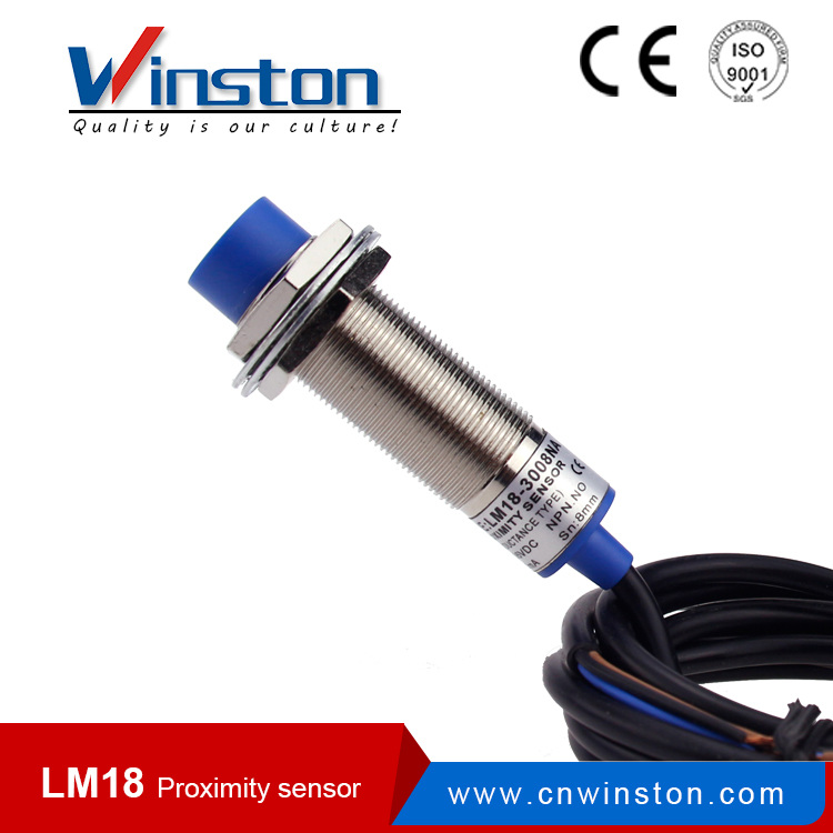 IP67 Non-flush LM18 PNP NPN 3Wires Inductive Proximity Switch Sensor