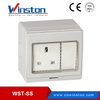 WST-SS Surface Mounted Waterproof Switch Socket IP55