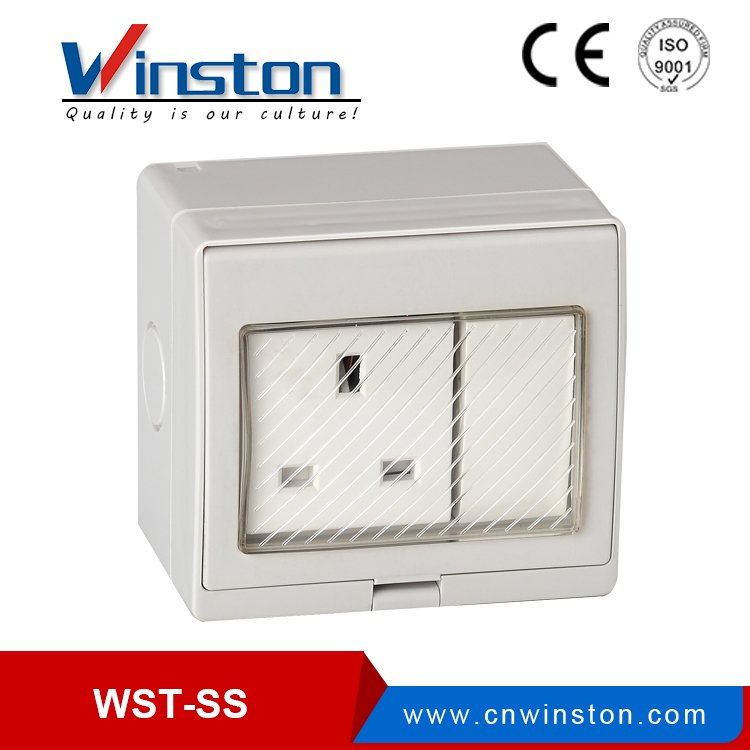WST-SS Surface Mounted Waterproof Switch Socket IP55