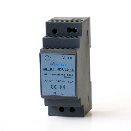 14V HDR 30W Ultra Slim Step Shape DIN Rail Power supply - Buy power ...