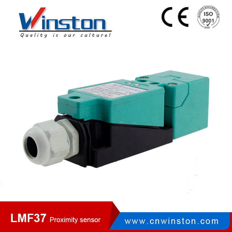 IP67 LMF37 NO NC Angular Column Square Type Inductance Proximity Sensor