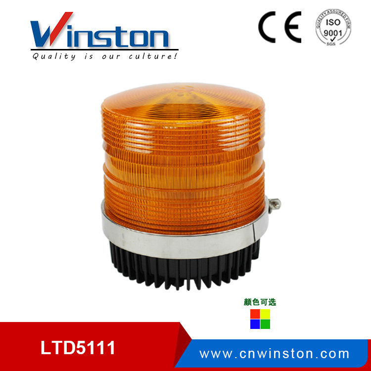 LTD-5111 LED Small flashing warning lights DC12-36V AC36V-240V