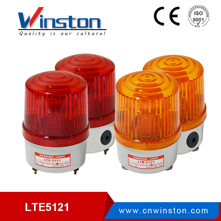 LTE-5121J Red Strobe warning light with siren