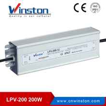 Mini size LPV-200 200w waterproof switching led power supply
