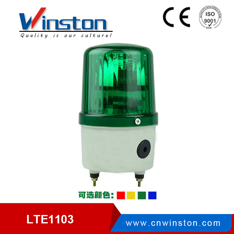 LTE-1103J Rotary warning light DC 12V 24V AC 1110V 220V with buzzer