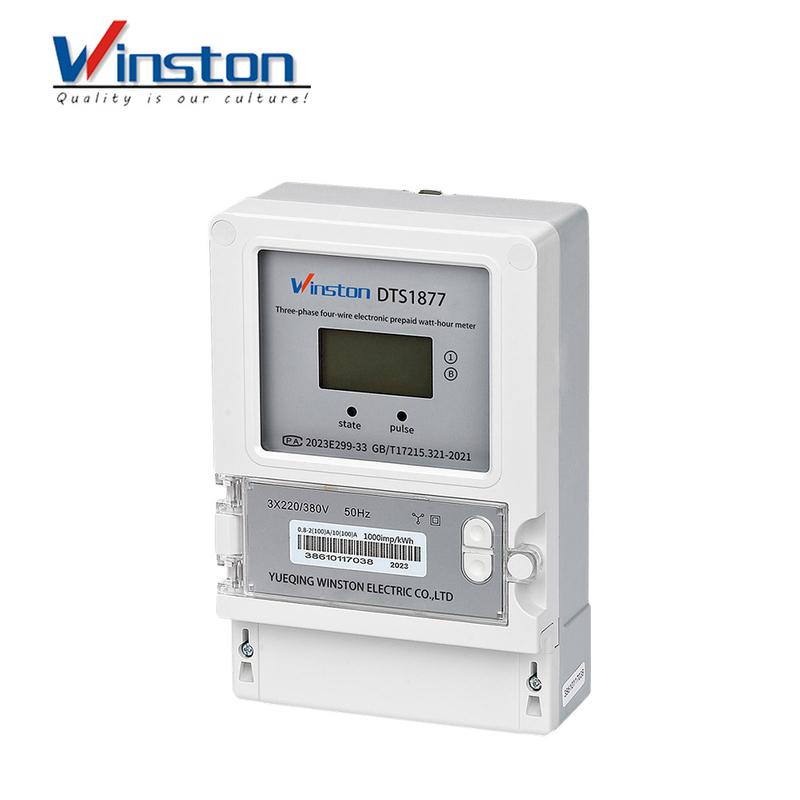 DTS1877 Three Phase Electronic Prepaid Energy Meter