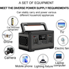 A5 Solar Mobile Energy Storage System Portable Power Supply