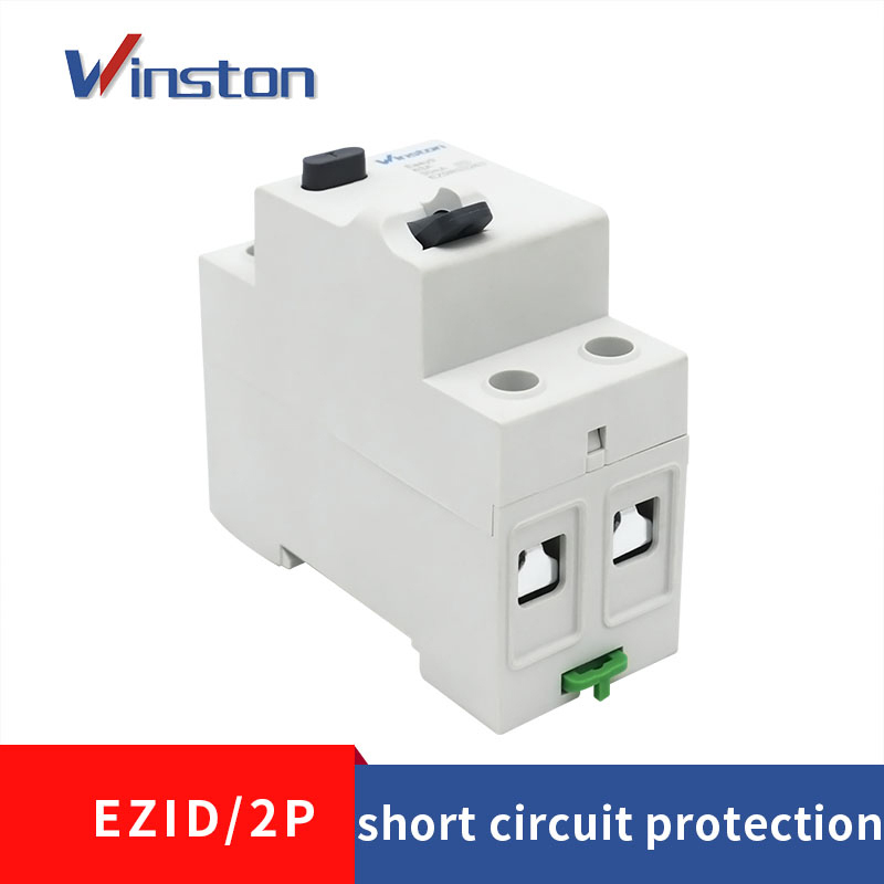 EZID 2P 6-100A 230V 30MA 100MA RCCB Mini Leakage Circuit Breaker
