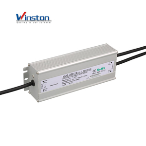 HLG-200 AC to DC 200W IP67 12V 24V 36V 48V Led Driver Power Supply For Outdoor LED Lighting
