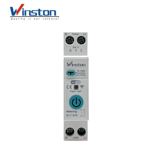 63A WiFi Smart Circuit Breaker RCBO with Energy Metering Power Consumption Monitor Din Rail Leakage Protection Smart Switch CE