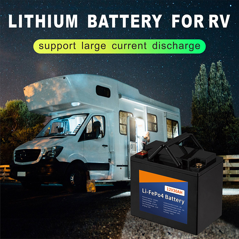 12V 30AH 0.38KWH Cell Solar Energy LiFePO4 Li-Ion Storage Lithium Ion Battery