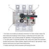 HGL-63A-100A 3P 4P DC Electrical Load Isolation Switch