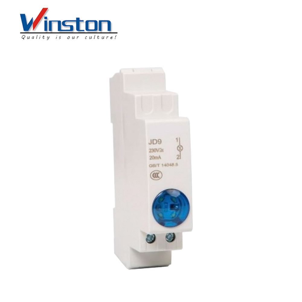 JD9 Din Rail LED Indicator Indicator Light Signal Lamp for Electrical Safety