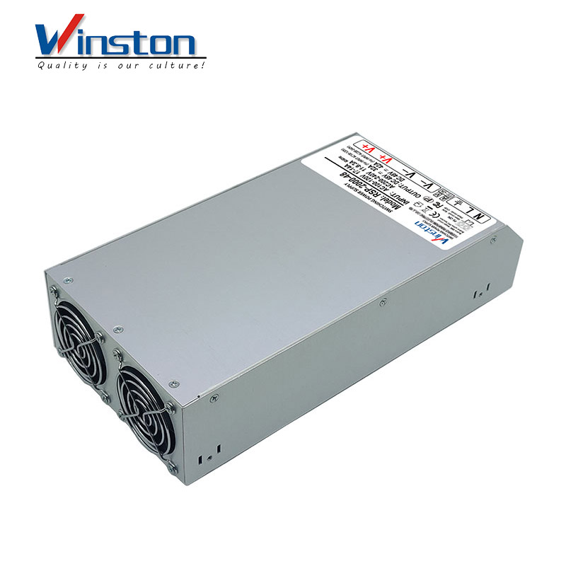 RSP-2000 24V Flat Panel Industrial Switching Power Supply with Single Output