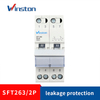 SFT263 2P 6-100A 230V 30MA 100MA RCCB Mini Leakage Circuit Breaker