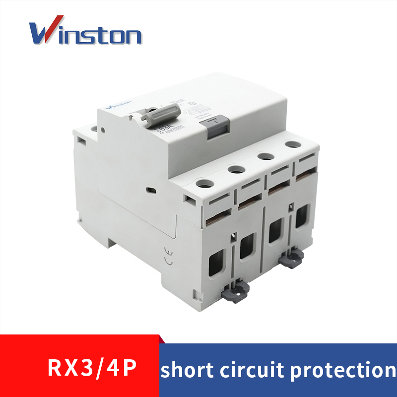 RX3 4P 6-100A 400V 300MA 500MA RCCB Mini Leakage Circuit Breaker