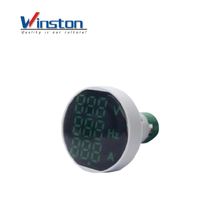 AD112-50DVAH 60-500V 0-100A 20-75HZ Amper + Voltage + Frequency Meter 