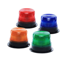 LED Round Car Dome Light LTE-5095 Deries Yellow Red Green Blue Rotating Strobe Warning Light CE Certification