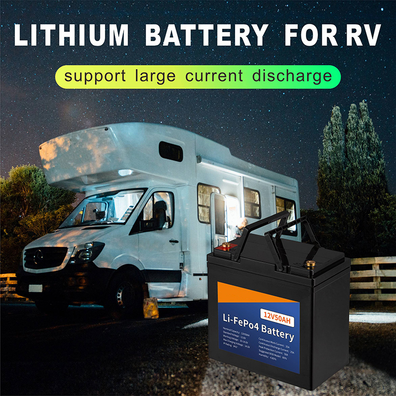 12V 50AH 0.64KWH Solar Energy LiFePO4 Li-Ion Storage Lithium Ion Battery