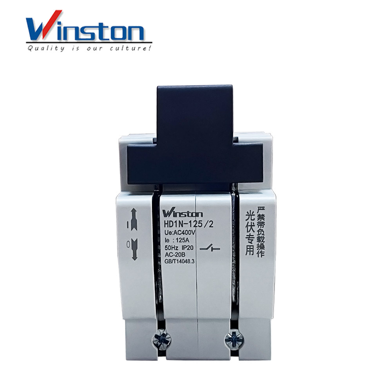 High Quality HD1N-125/2 2P Isolator Photovoltaic Knife Switch for PV Grid-connected Box