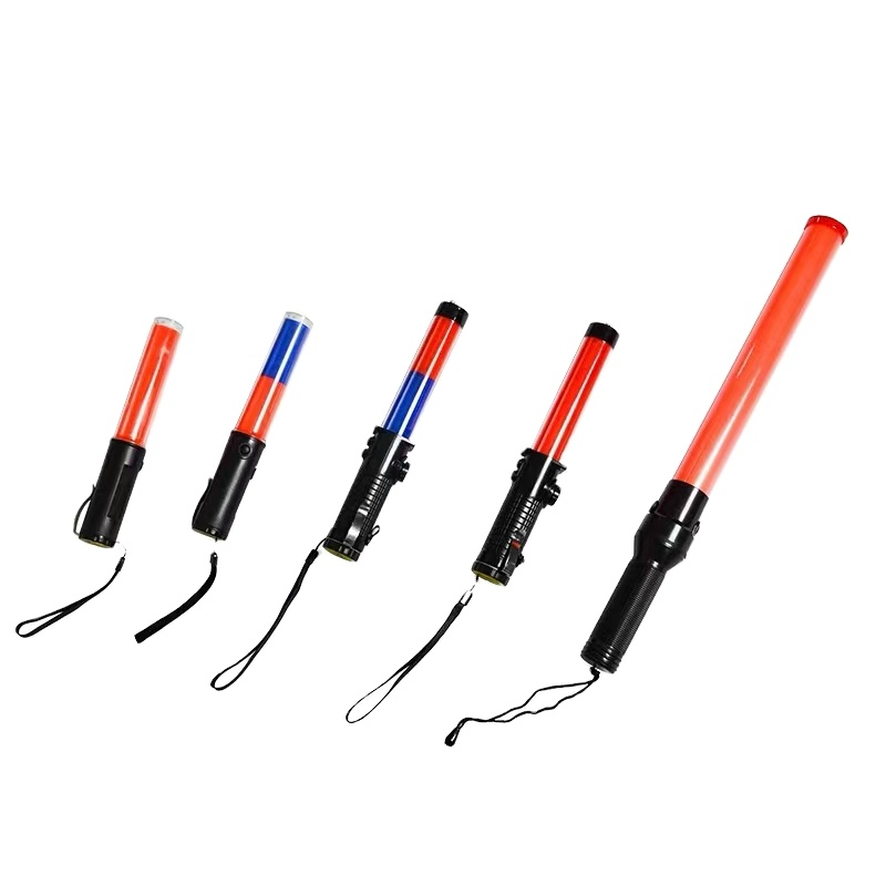 Rechargeable LED Multifunctional Red/Yellow/Blue/Green Traffic Baton For Traffic Police Command