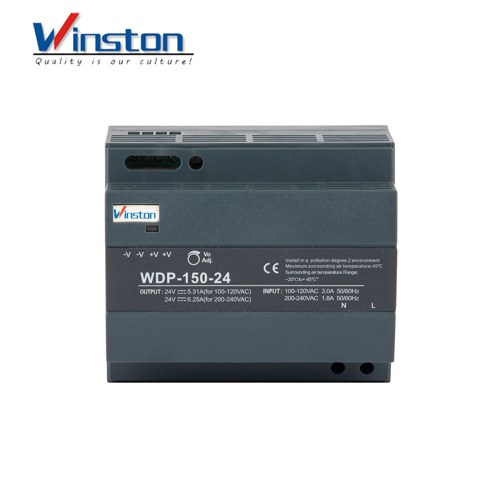 WDP-150 150W 12V 15V 24V 36V 48V Ultra-thin Rail Type Switching Power Supply