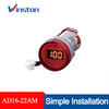 AD16-22AM 22mm 0-100A Led light mini Digital Current Meter Ammeter Indicator