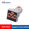 AD16-22HzS 22mm 0-99Hz RED Led light mini Digital Hertz Meter Indicator Frequency meter