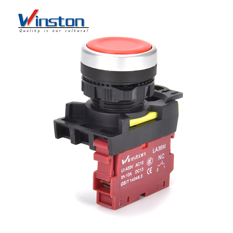 LA36M series Flat Cap Button Switch