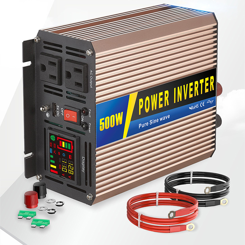 500W 12V 24V 48V DC To 110V 220V AC Power Inverter Off Grid Solar Pure Sine  Wave Inverter - Buy Pure Sine Wave Inverter, 12V 24V 48 Volt power inverter,  500 watt