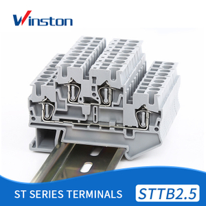Winston STTB2.5 push in terminal block wire connector quick wiring Combined Spring Terminal Din Rail Terminal Block