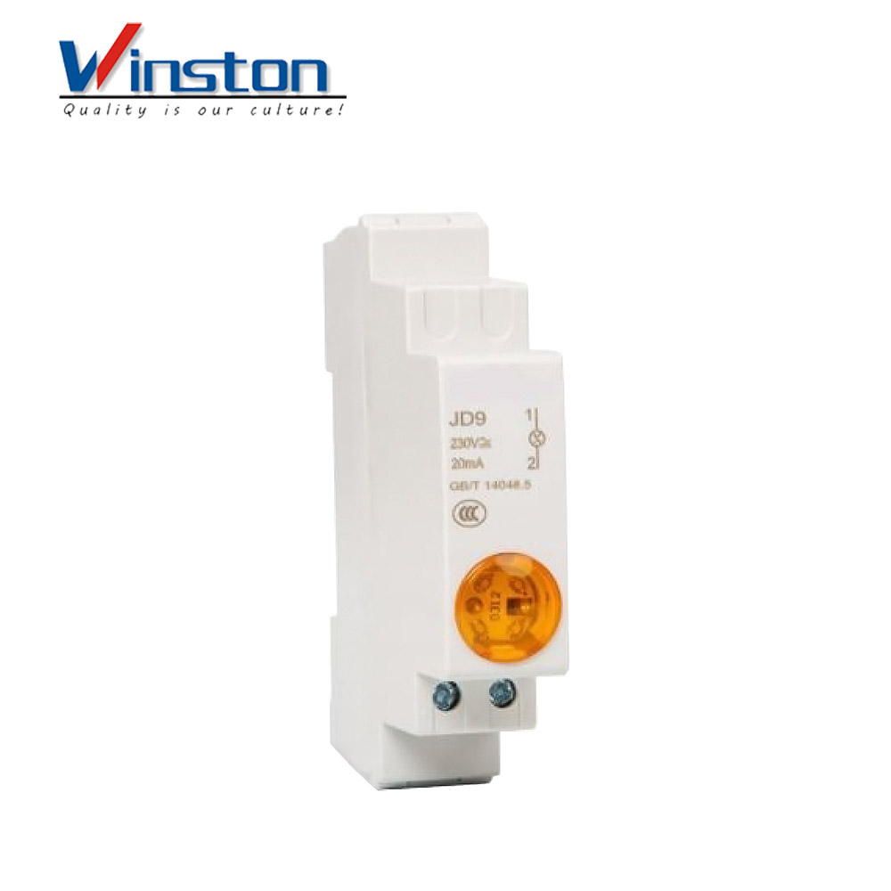 JD9 Din Rail LED Indicator Indicator Light Signal Lamp for Electrical Safety