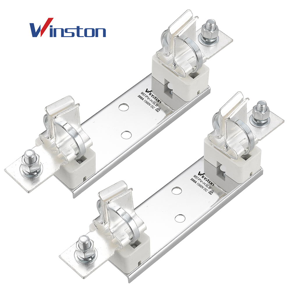 1500V 500A dc Fuse link low voltage high breaking contact knife type fuse base
