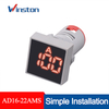 AD16-22AMS 22mm 0-100A AC 380V Led light Lamp mini Digital Current Meter Ammeter Indicator