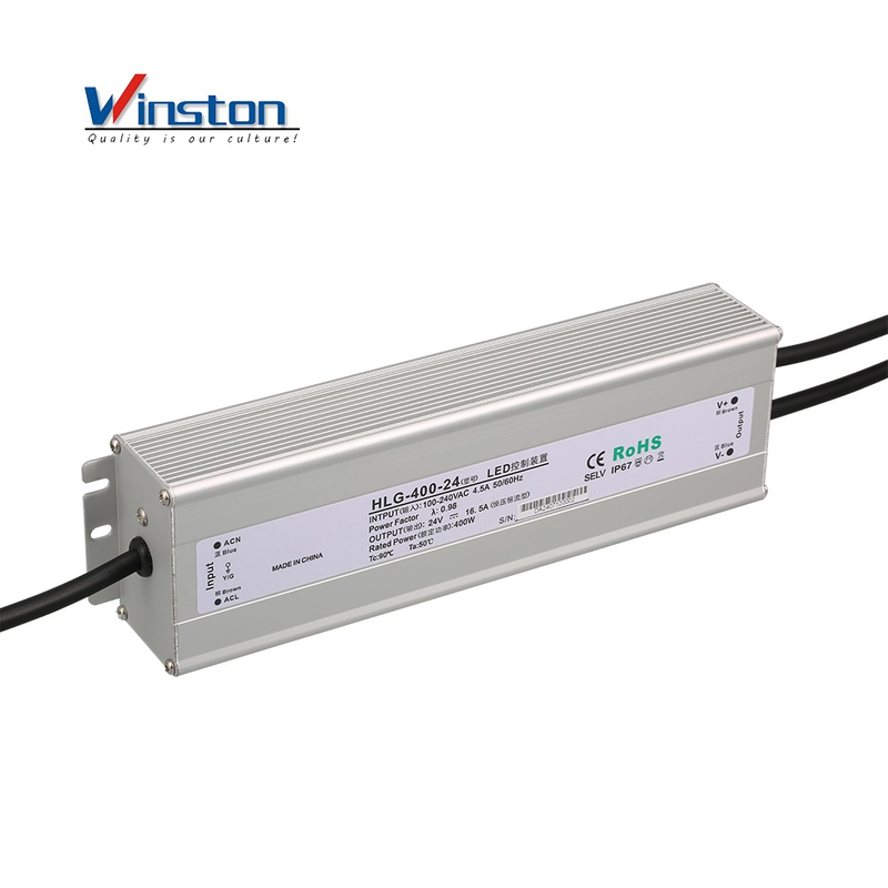 HLG-400 400W Waterproof IP67 SMPS Led Driver Power Supply For Outdoor Led Lighting