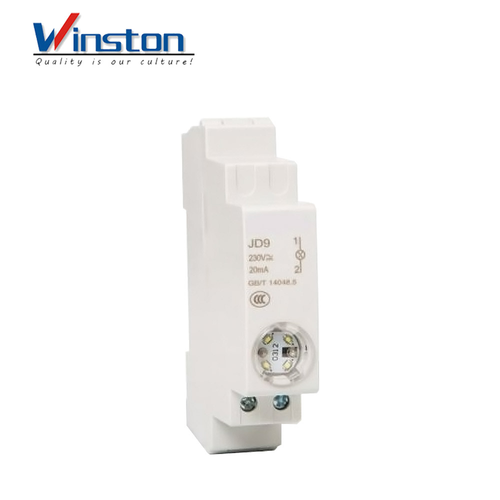 JD9 Din Rail LED Indicator Indicator Light Signal Lamp for Electrical Safety