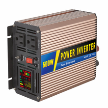500W 12V 24V 48V DC To 110V 220V AC Power Inverter Off Grid Solar Pure Sine Wave Inverter