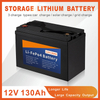 12V 130AH 1.66KWH LiFePO4 Li-Ion Storage Lithium Ion Battery