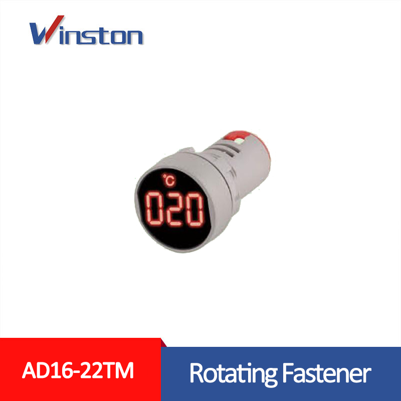 AD16-22TM 22mm Led light Digital Temperature Meter Indicator Thermometer