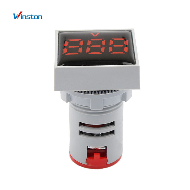 AD16-22VMS 22mm AC 20V - 500V RED Led light Lamp mini Digital Voltage Meter Voltmeter Indicator