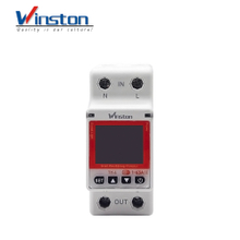 Winston 63A 2P WiFi Smart Circuit Breaker with LCD Display Auto Reclosing Energy Metering Over Under Voltage Protection CE