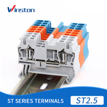 High quality ST Series ST2.5 din rail terminal block electrical connectors Terminal Blocks