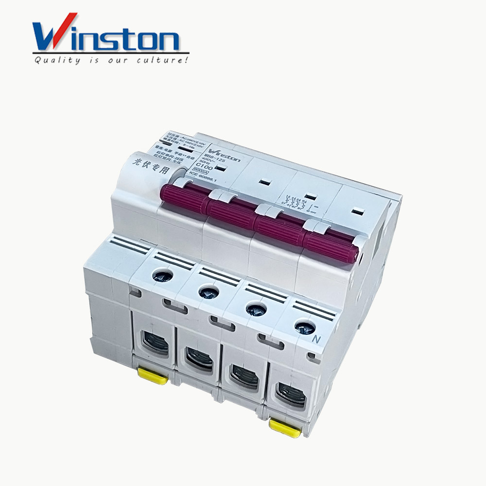 WB8-125 400V 4P Miniature Photovoltaic Circuit Breaker