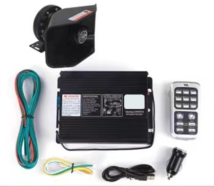 Car Alarm High Power 200W Loudspeaker With Remote Control