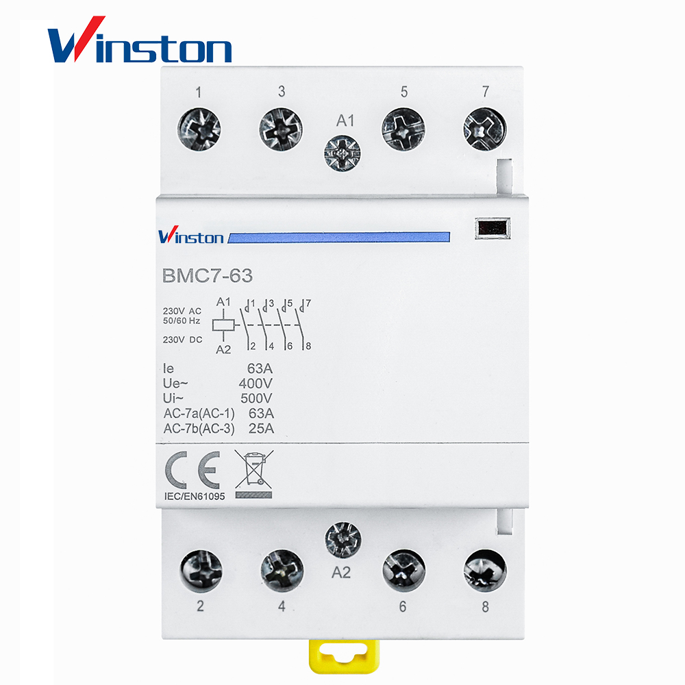 Winston BMC7 2P 4P 40A - 64A Household control ac Contactor